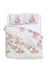 Dekbedovertrek Guscio Beige 100% Katoen-Satijn