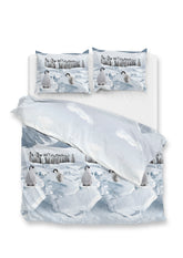 Dekbedovertrek Pinguini - 100% Katoen-Flanel