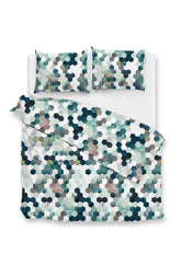 Zohome Online Exclusive Dekbedovertrek Esagona Green - 100% Microvezel