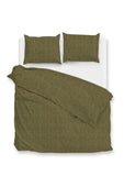 Dekbedovertrek Flanella di Lino Olive Green - 100% Katoen-Flanel