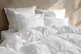 Zohome Dekbedovertrek Pile di Flanella White - 100% Microvezel - 140x200 cm