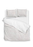 Zohome Dekbedovertrek Pile di Flanella White - 100% Microvezel - 200x200-220 cm
