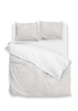 Zohome Dekbedovertrek Pile di Flanella White - 100% Microvezel - 200x200-220 cm