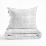 Zohome Dekbedovertrek Pile di Flanella White - 100% Microvezel - 240x200-220 cm