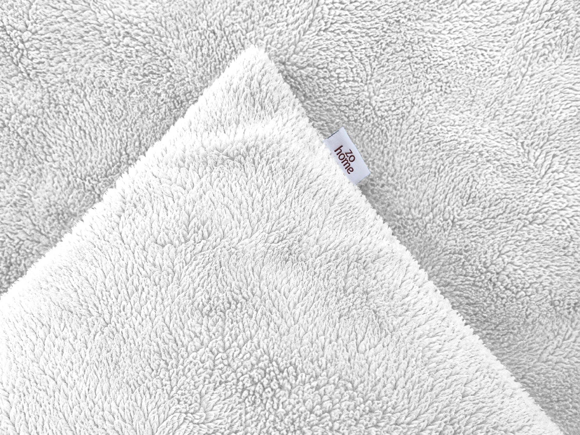 Zohome Dekbedovertrek Pile di Sherpa White - 100% Microvezel - sfeer/detail 3
