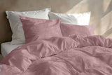 Zohome Dekbedovertrek Pile di Flanella Shady Pink - 100% Microvezel - 140x200 cm