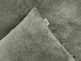 Zohome Dekbedovertrek Pile di Flanella Army Green - 100% Microvezel - 140x200 cm