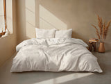 Zohome Dekbedovertrek Pile di Flanella Off-White - 100% Microvezel - 140x200 cm