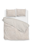 Zohome Dekbedovertrek Pile di Flanella Off-White - 100% Microvezel - 200x200-220 cm