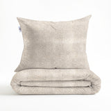 Zohome Dekbedovertrek Pile di Flanella Off-White - 100% Microvezel - 200x200-220 cm