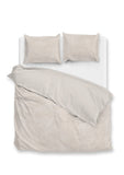 Zohome Dekbedovertrek Pile di Flanella Off-White - 100% Microvezel - 240x200-220 cm