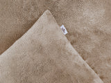 Zohome Dekbedovertrek Pile di Flanella Forest Sand - 100% Microvezel - 140x200 cm