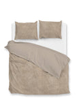 Zohome Dekbedovertrek Pile di Flanella Forest Sand - 100% Microvezel - 240x200-220 cm