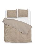 Zohome Dekbedovertrek Pile di Flanella Forest Sand - 100% Microvezel - 240x200-220 cm