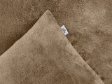 Zohome Dekbedovertrek Pile di Flanella Real Taupe - 100% Microvezel - 140x200 cm