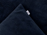 Zohome Dekbedovertrek Pile di Sherpa Navy Blue - 100% Microvezel - sfeer/detail 3