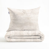 Zohome Dekbedovertrek Pile di Ribcord Off-White - 100% Microvezel - sfeer/detail 3