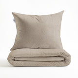 Zohome Dekbedovertrek Pile di Sherpa Forest Sand - 100% Microvezel - sfeer/detail 4