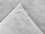 Zohome Dekbedovertrek Pile di Sherpa Dove Grey - 100% Microvezel - sfeer/detail 3