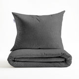 Zohome Dekbedovertrek Pile di Sherpa Classic Antracite - 100% Microvezel - sfeer/detail 4