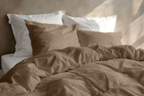 Zohome Dekbedovertrek Pile di Sherpa Real Taupe - 100% Microvezel - sfeer/detail 2