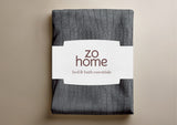 Zohome Dekbedovertrek Coccodrillo Classic Antracite - 100% Microvezel - 200x200-220 cm