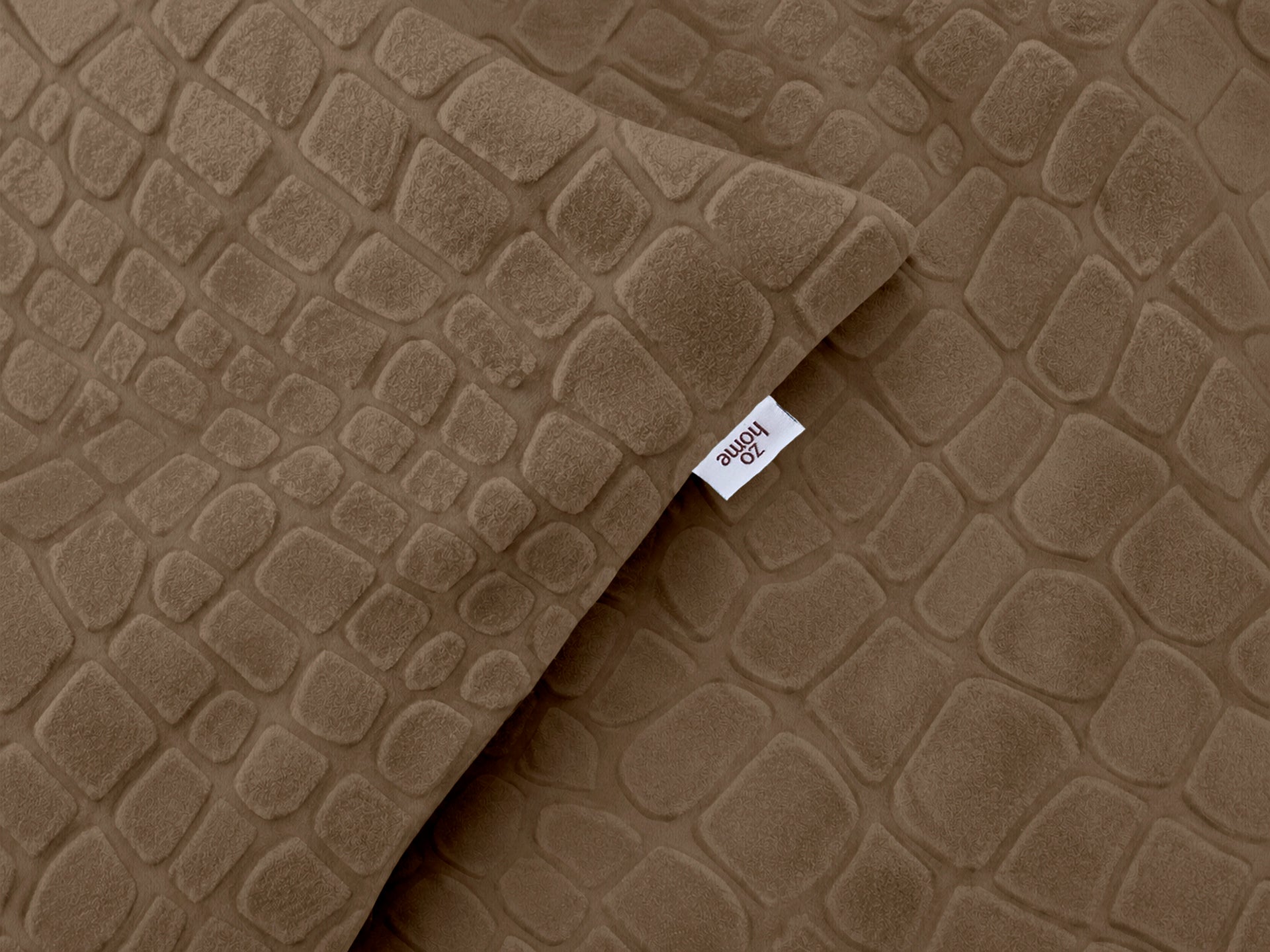 Zohome Dekbedovertrek Coccodrillo Real Taupe - 100% Microvezel - 140x200 cm