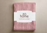 Zohome Dekbedovertrek Pile di Ribcord Shady Pink - 100% Microvezel - sfeer/detail 4