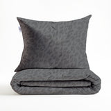 Zohome Dekbedovertrek Leopardo Classic Antracite - 100% Microvezel - 200x200-220 cm