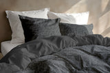 Zohome Dekbedovertrek Leopardo Classic Antracite - 100% Microvezel - 200x200-220 cm