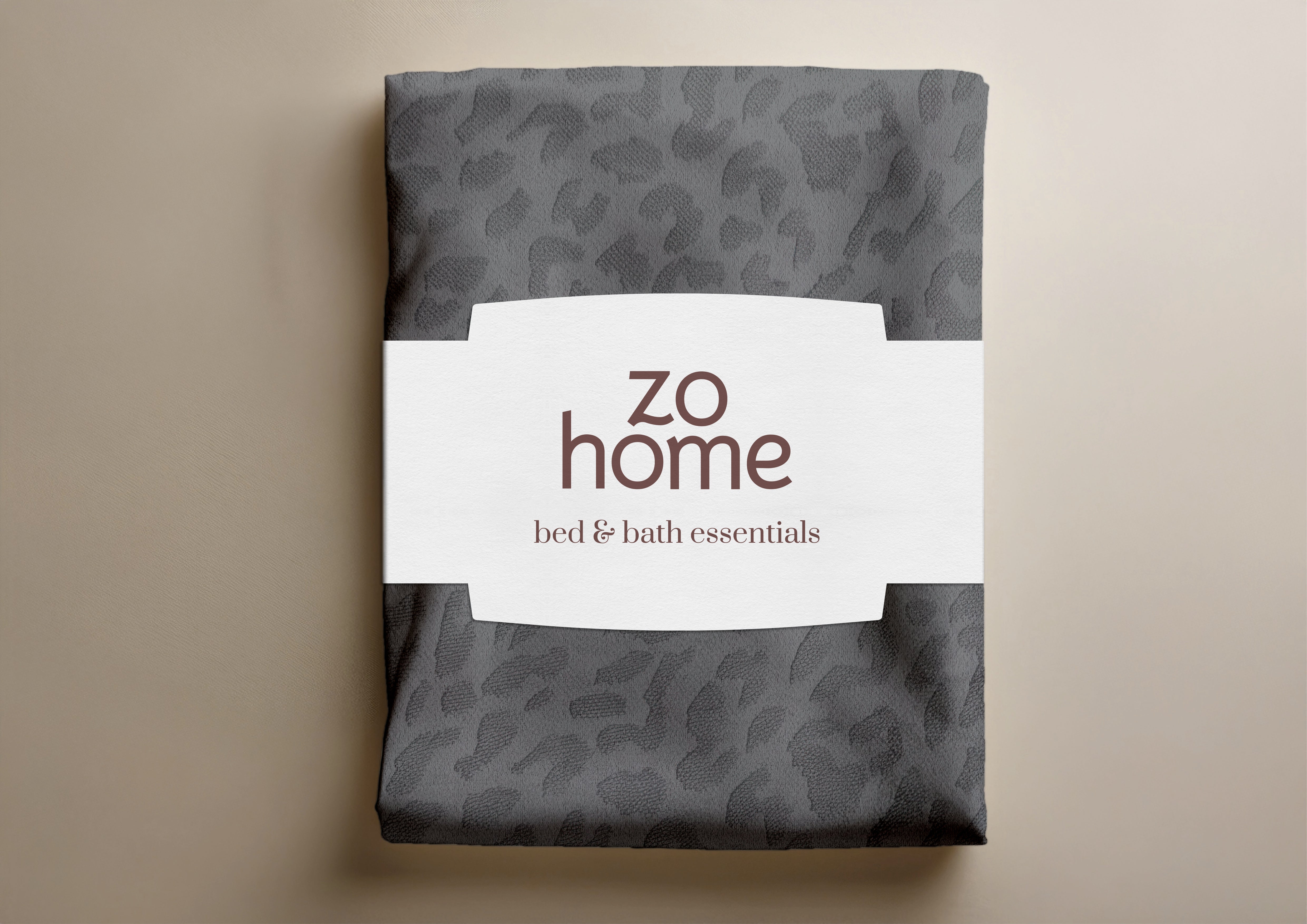 Zohome Dekbedovertrek Leopardo Classic Antracite - 100% Microvezel - 200x200-220 cm