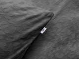 Zohome Dekbedovertrek Leopardo Classic Antracite - 100% Microvezel - 240x200-220 cm