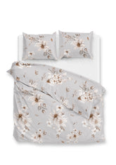 Dekbedovertrek Elara Grey - 100% Katoen-Flanel