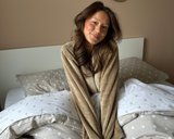 Dekbedovertrek Punta di Cotone Warm Sand - 100% Katoen