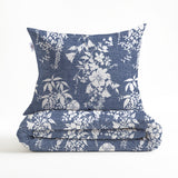 Zohome Dekbedovertrek Ibisco di Lino Urban Blue - 100% Katoen