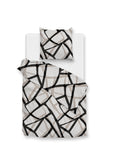Dekbedovertrek Serena Grey - 100% Katoen-Flanel