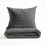 Dekbedovertrek Punta di Cotone Pewter Grey - 100% Katoen