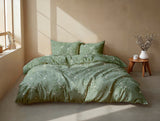 Dekbedovertrek Hedra Green - 100% Katoen-Flanel