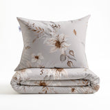 Dekbedovertrek Elara Grey - 100% Katoen-Flanel