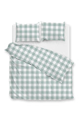 Dekbedovertrek Quattro di Lino Mint Green - 100% Katoen