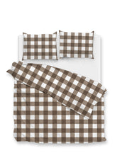 Dekbedovertrek Quattro di Lino Palm Taupe - 100% Katoen