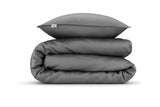 Dekbedovertrek Satinado Classic Anthracite - 100% Katoen-Satijn