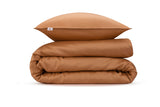 Dekbedovertrek Satinado Cognac Brown - 100% Katoen-Satijn