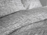 Dekbedovertrek Flanella di Lino Dark Grey - 100% Katoen-Flanel
