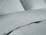 Dekbedovertrek Flanella di Lino Dove Grey - 100% Katoen-Flanel