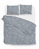 Dekbedovertrek Paisley di Lino Denim Blue - 100% Katoen