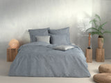 Dekbedovertrek Paisley di Lino Denim Blue - 100% Katoen