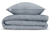 Dekbedovertrek Paisley di Lino Denim Blue - 100% Katoen