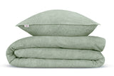Dekbedovertrek Paisley di Lino Moss Green - 100% Katoen