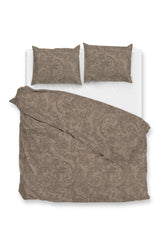 Dekbedovertrek Paisley di Lino Palm Taupe - 100% Katoen